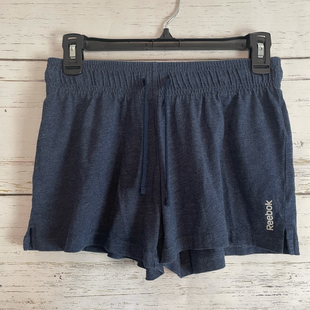 Reebok Blue Cotton Shorts Size Small
